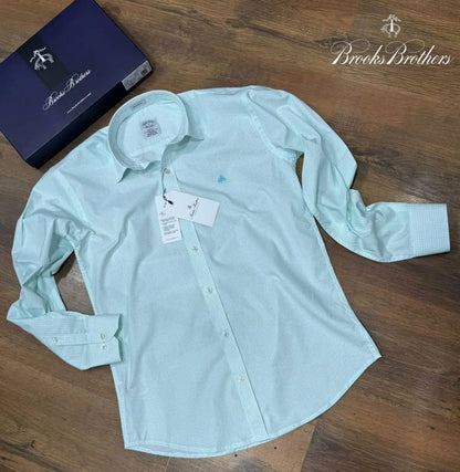 Brooks Brothers Checks Premium Shirt ( Dark Green )