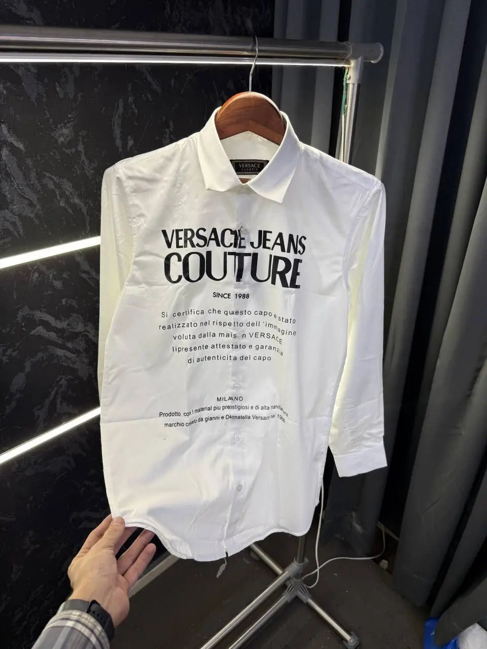 Ver$ace Store Article Shirt ( White )