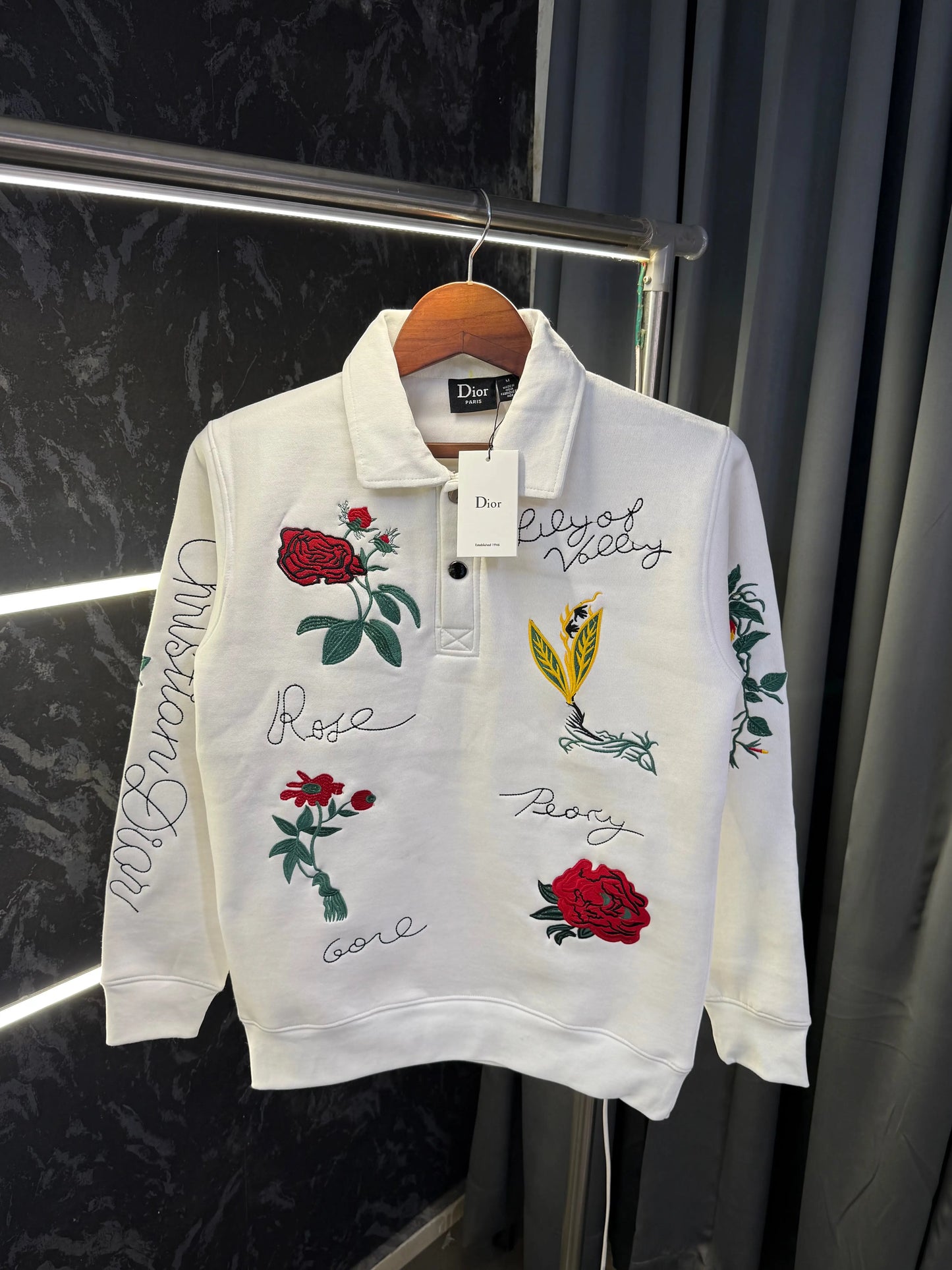 Christian Dio r Karan Aujla Sweatshirt (White)