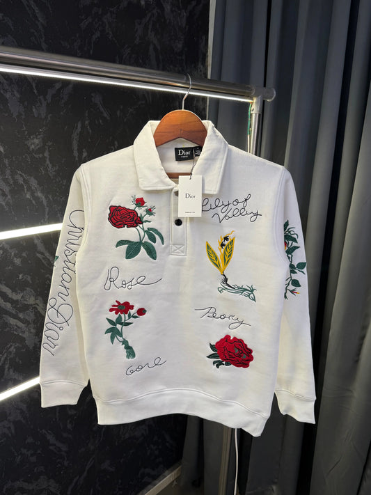 Christian Dio r Karan Aujla Sweatshirt (White)