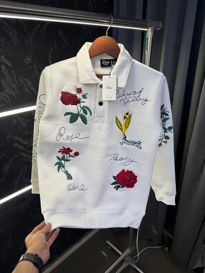 Christian Dio r Karan Aujla Sweatshirt (White)