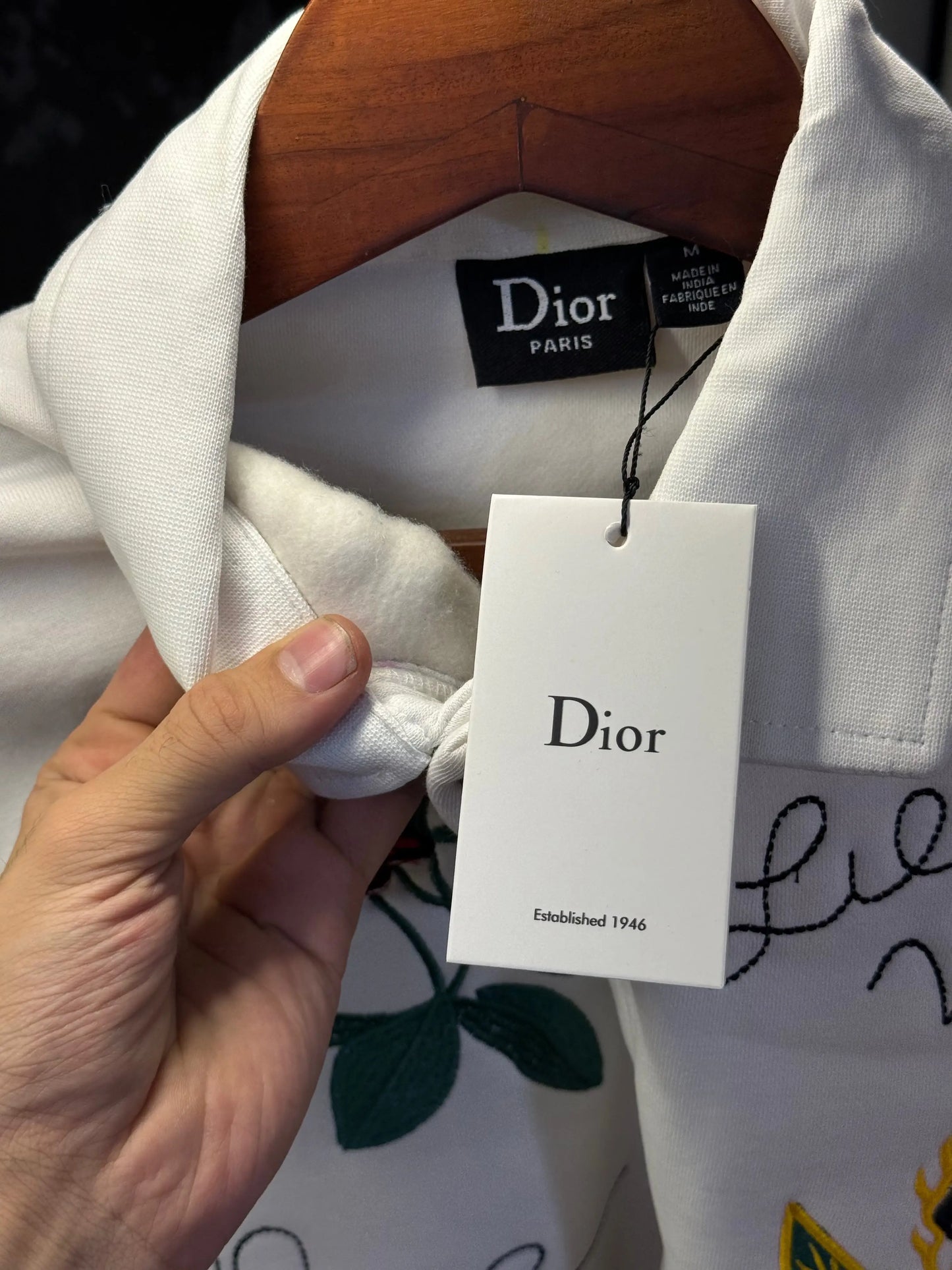 Christian Dio r Karan Aujla Sweatshirt (White)