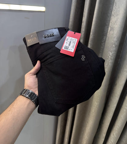 Hugo  Bos s Jet Black Premium Classic Denim
