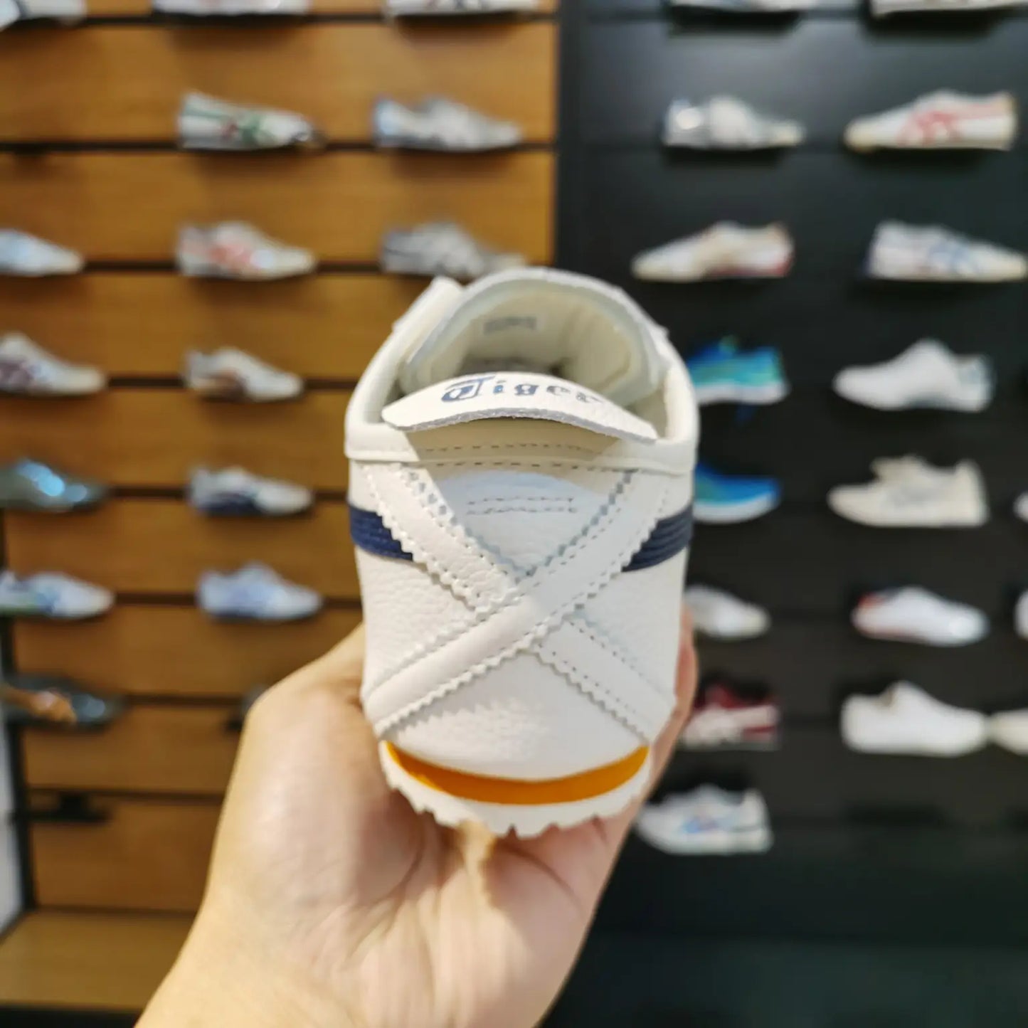 Onitsuka Tiger Mexico 66 Slip On Blue Orange For Mens