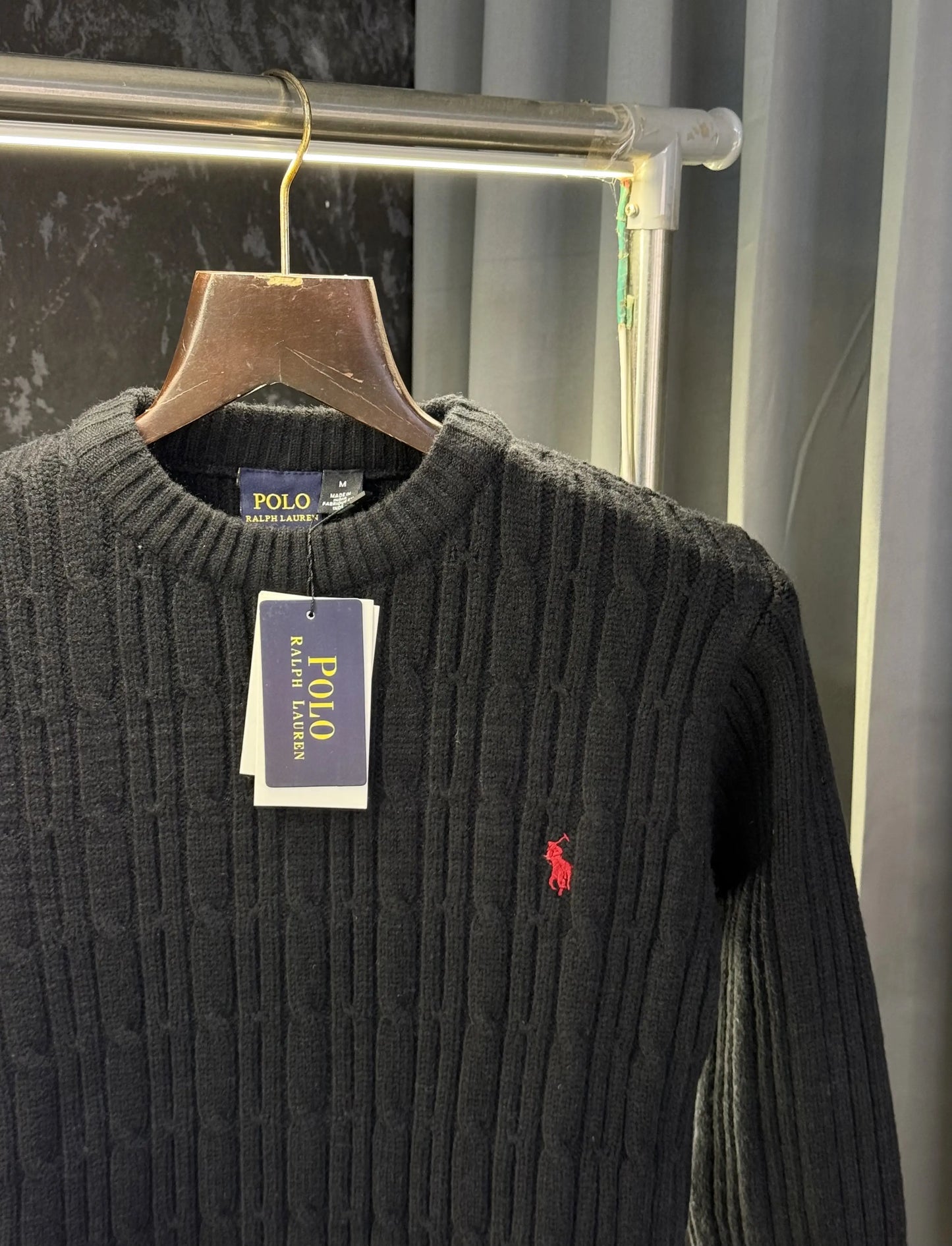 Ralph_Lauren Premium Cable Knit Sweater (Store Article)