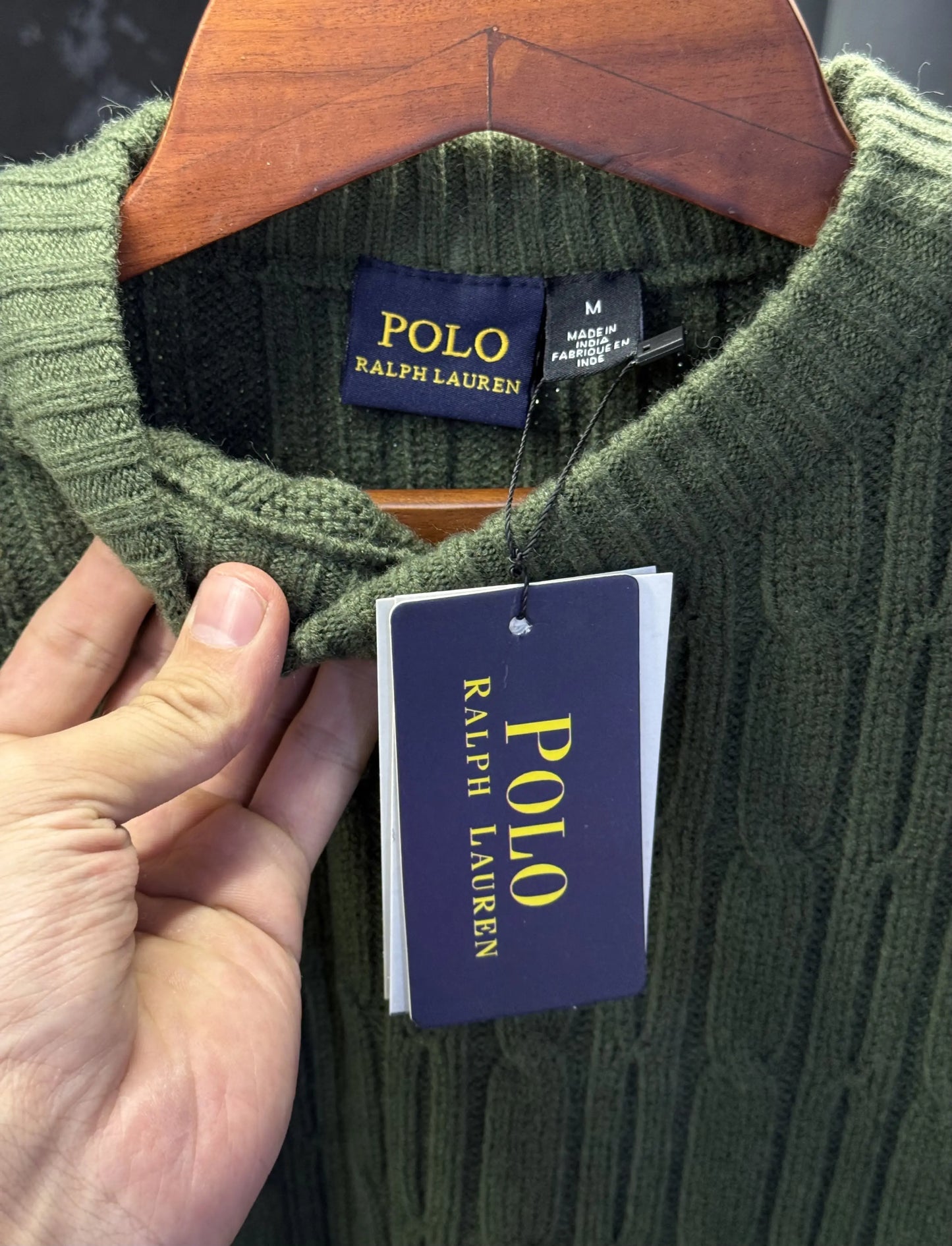 Ralph_Lauren Premium Cable Knit Sweater (Store Article)