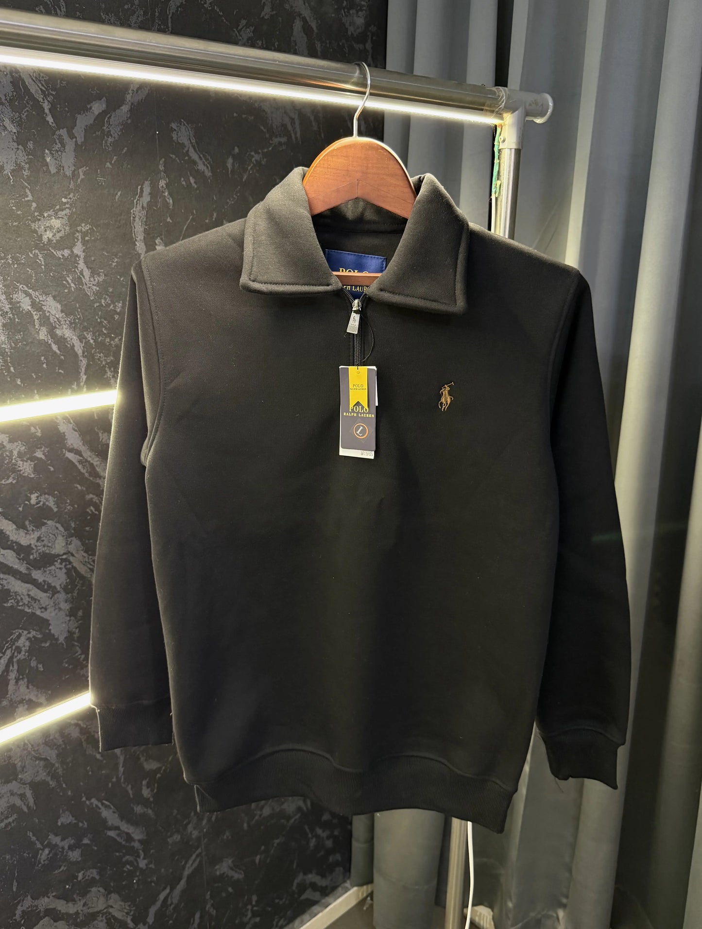 Ralph_Lauren Polo Sweater (Black)