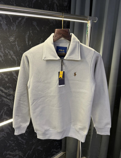 Ralph_Lauren Polo Sweater (Light Grey)