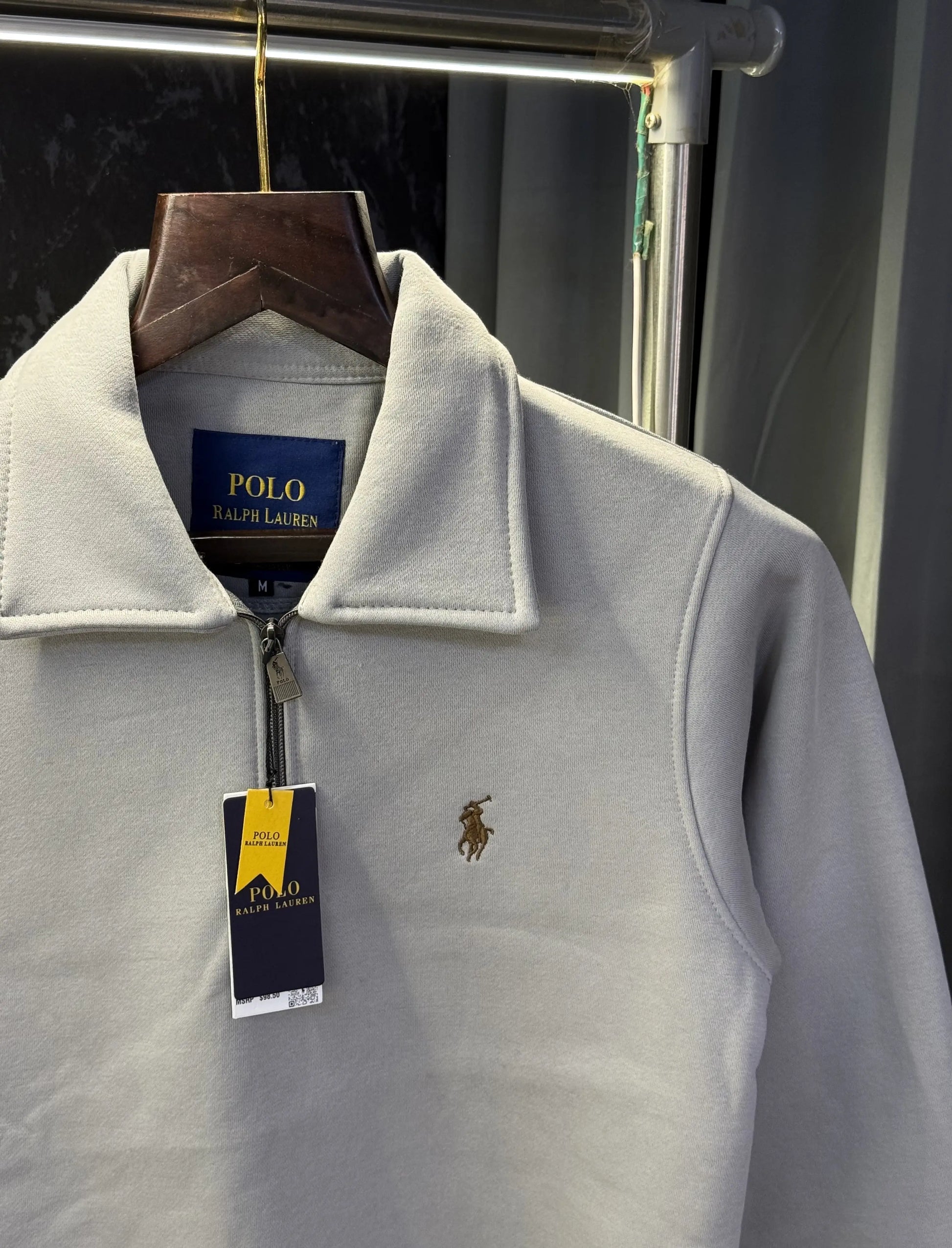 Ralph_Lauren Polo Sweater (Light Grey)