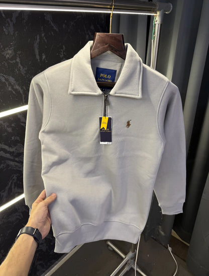Ralph_Lauren Polo Sweater (Light Grey)