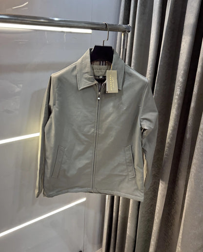 Burberr y Grey Importer Premium Bomber Jacket