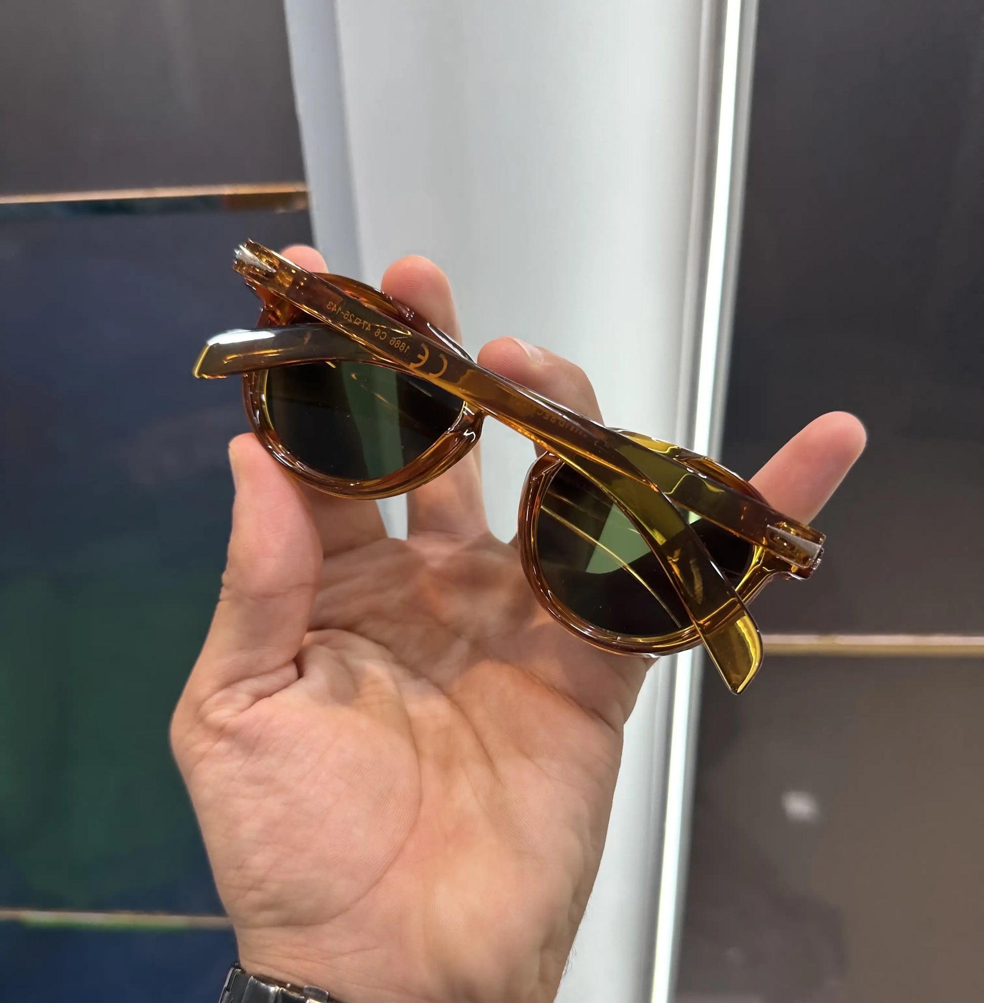 David Beckham Orange Green Premium Shades 1886