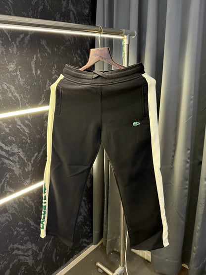 Lacost e Premium Tracksuit ( Black )