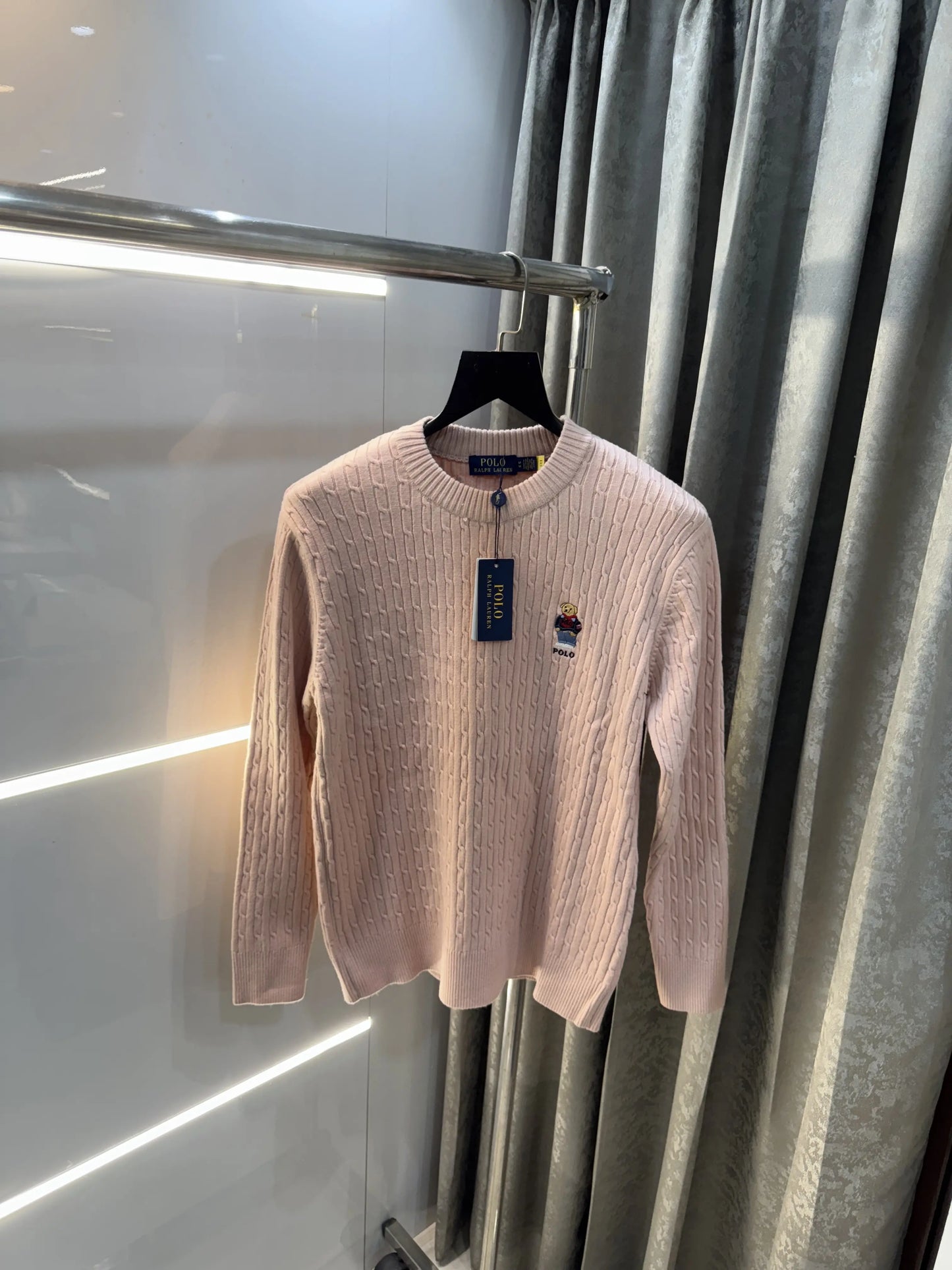 Ralph  Lauren Peach Teddy Edition Imported Pull Over