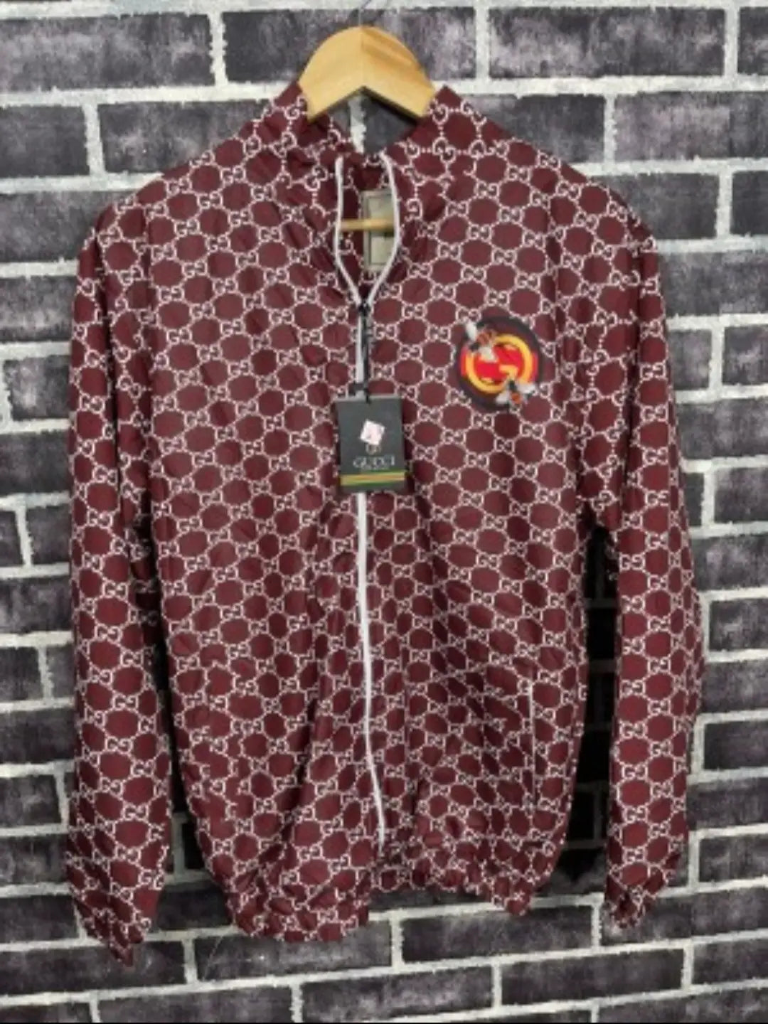 Gucci ZIPPER Jacket Maroon