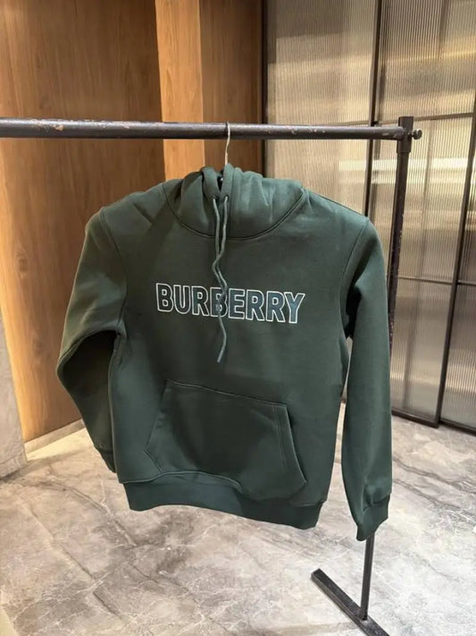 Burberr y Green Fleece Premium Hoodie