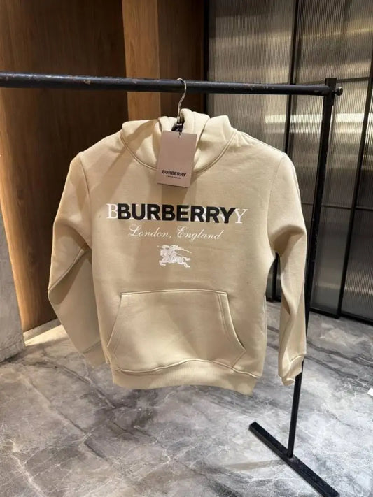 Burberr y Beiege Fleece Premium Hoodie
