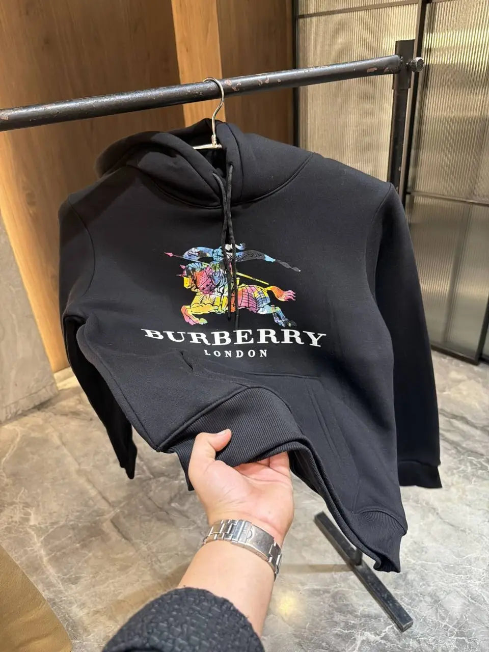 Burberr y Black Fleece Premium Hoodie