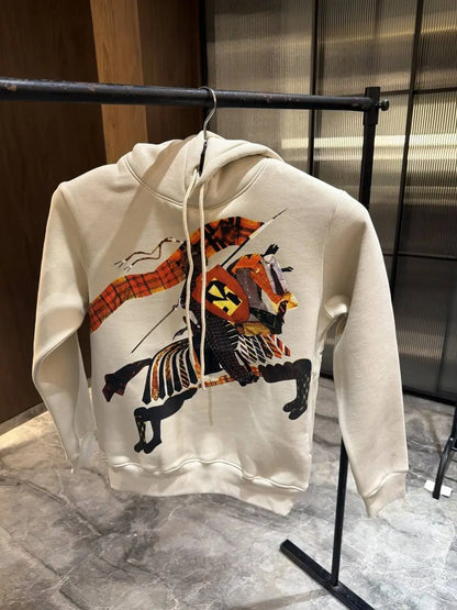 Burberr y Beiege Fleece Premium Hoodie