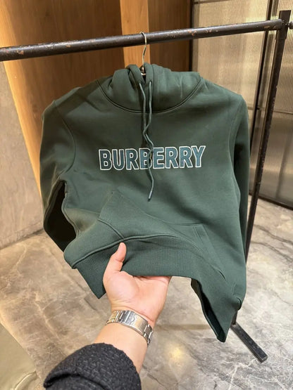 Burberr y Green Fleece Premium Hoodie