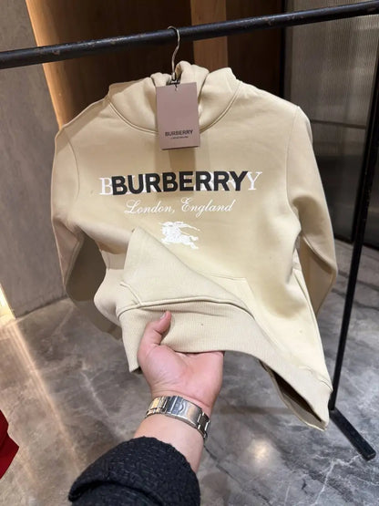 Burberr y Beiege Fleece Premium Hoodie
