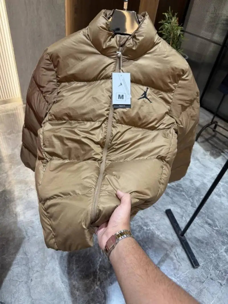 Nik e Jordan Brown premium puffer jacket