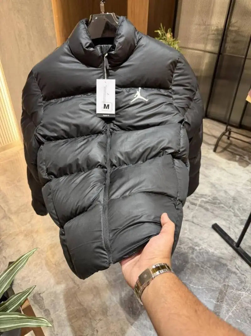 Nik e Jordan black premium puffer jacket