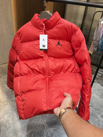 Nik e Jordan Red premium puffer jacket