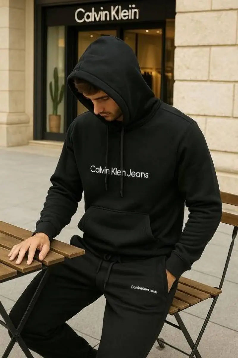 Calvin Klei_n Black Cordset Hoodie Premium Store Article