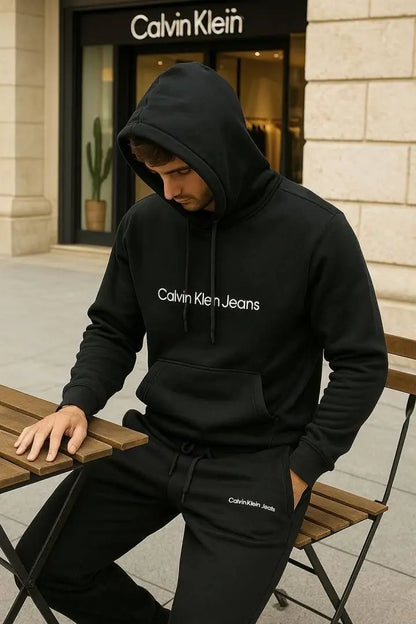 Calvin Klei_n Black Cordset Hoodie Premium Store Article