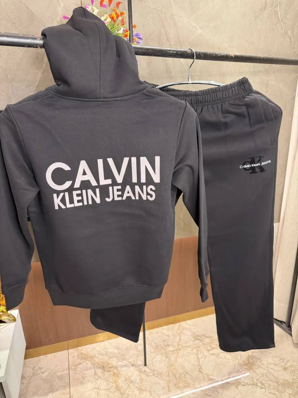 Calvin Klei_n Black Cordset Hoodie Premium Store Article