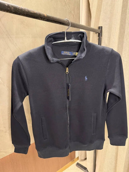 Ralph Laure_n Navy blue High neck Jacket