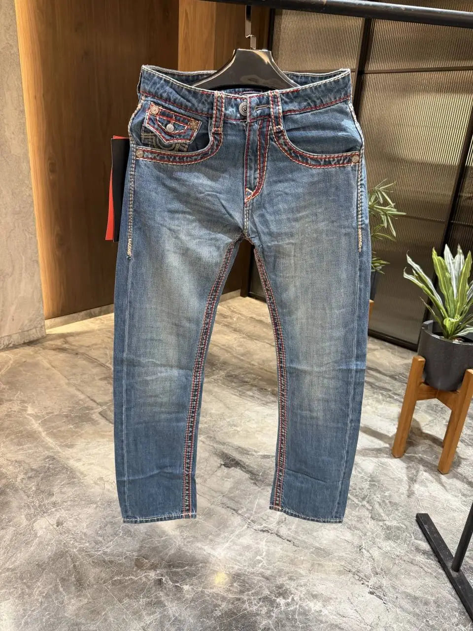 True Religion Light Blue Imported Denim Store Article