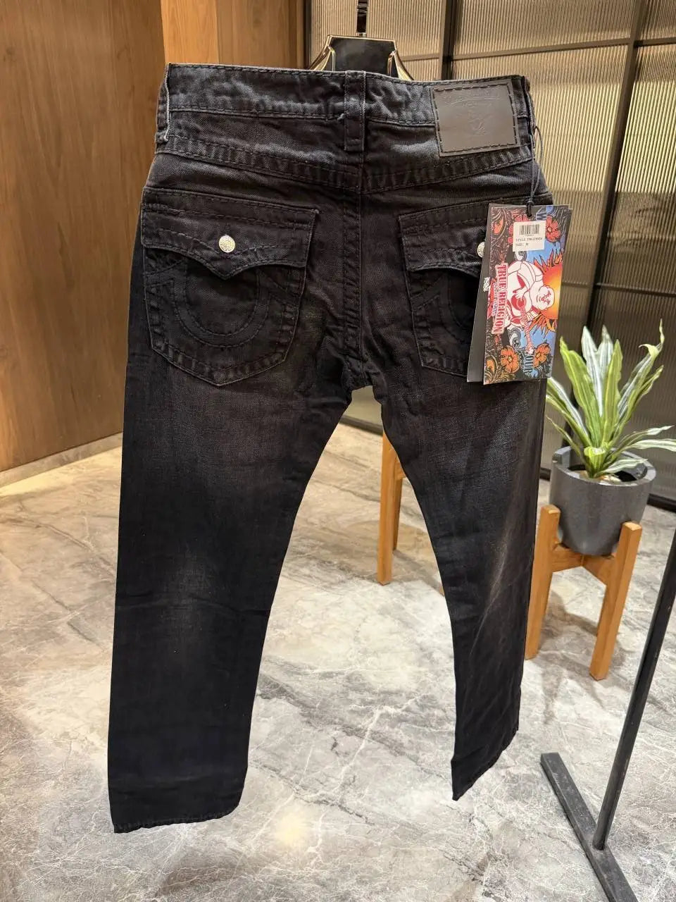 True Religion Black Imported Denim Store Article