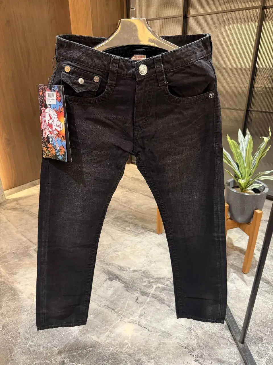 True Religion Black Imported Denim Store Article
