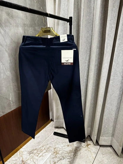 Hollister Navy blue linen pants Chinos