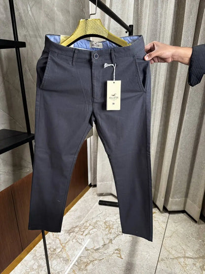 Hollister Dark grey linen pants Chinos
