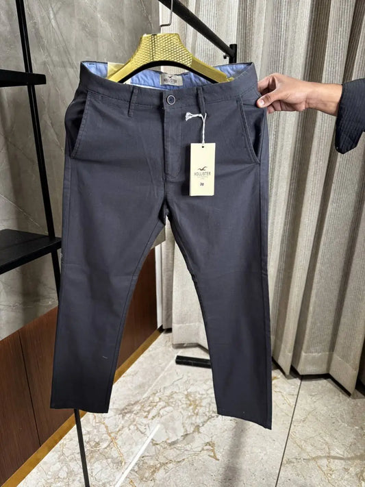 Hollister Dark grey linen pants Chinos