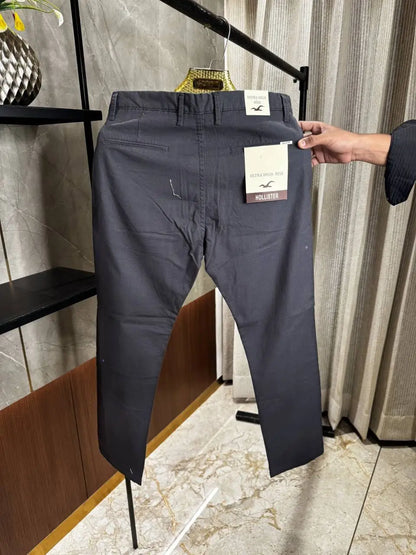 Hollister Dark grey linen pants Chinos