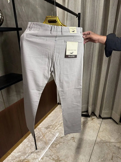 Hollister Light Grey linen pants Chinos