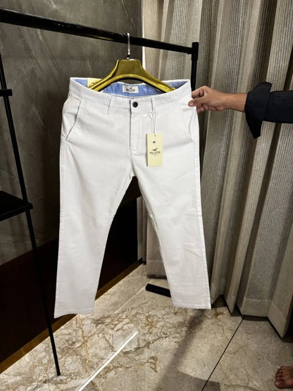 Hollister White linen pants Chinos