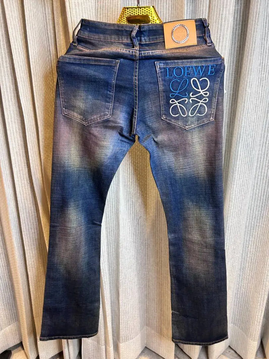LOEWE BLUE PREMIUM WASH IMPORTED BACK DENIM