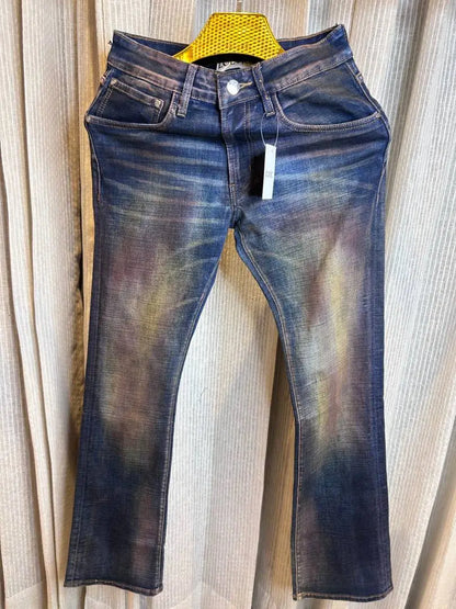 LOEWE BLUE PREMIUM WASH IMPORTED BACK DENIM