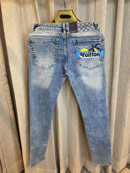LOUIS VUITTO_N LIGHT WASH PREMIUM IMPORTED DENIM