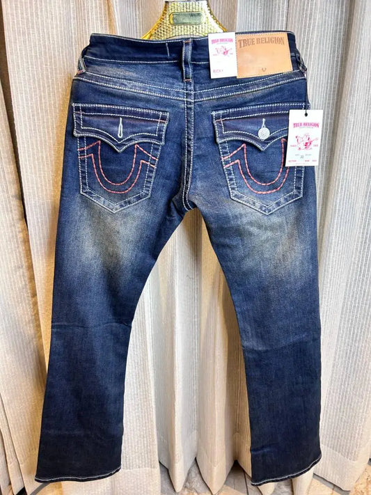 TRUE RELIGION BLUE WASH PREMIUM IMPORTED DENIM