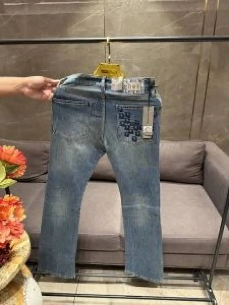 CHRISTIAN DIO_R LIGHT SHADE PREMIUM BACK EMBORSSED DENIM