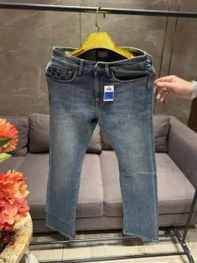 CHRISTIAN DIO_R LIGHT SHADE PREMIUM BACK EMBORSSED DENIM