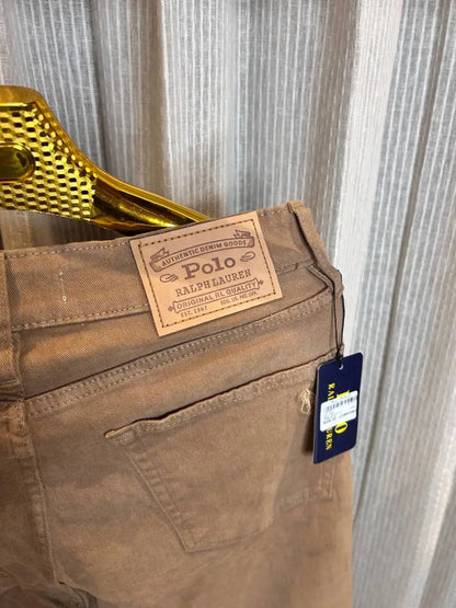 POLO RALPH LAURE_N BROWN PREMIUM IMPORTED DENIM
