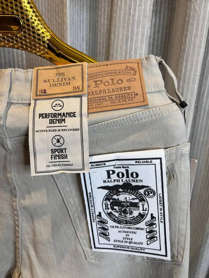 POLO RALPH LAURE_N BEIGE PREMIUM IMPORTED DENIM