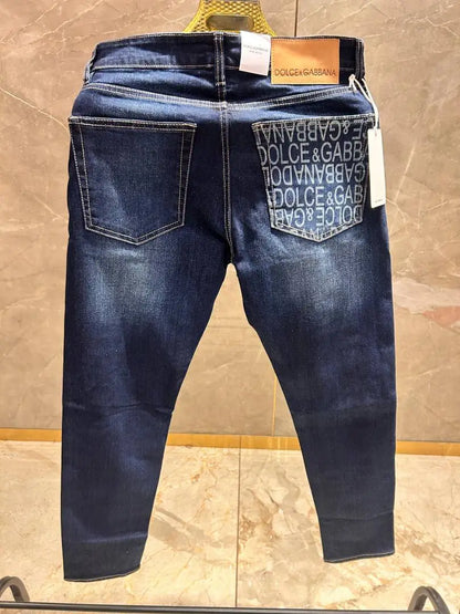 DOLCE & GABBAN_A BLUE PREMIUM BACK POCKET IMPORTED DENIM